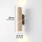 applique murale pierre marbre beige bois moderne salon chambre salon