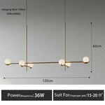 suspension lumineuse moderne sphères blanches structure noire led neutre lumière blanc noir