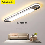 Lampe LED moderne plafonnier aluminium blanc noir éclairage quotidien minimaliste 249 2000 flux lumineux