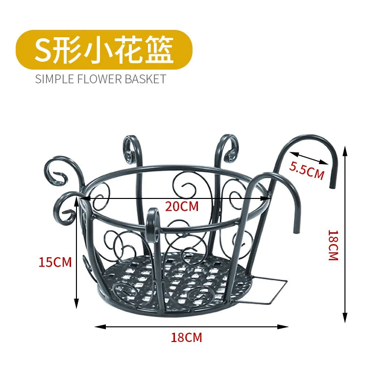 bac fleurs suspendu moderne spirale doré clips noir assemblage métalextérieurintérieurDecorationJardinPlantesSucculentes