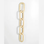 décoration moderne chaîne bois nœuds couleurs variées minimaliste
