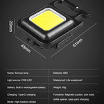 lampe poche rechargeable led noire résistante choc aimantée mode intensité camping