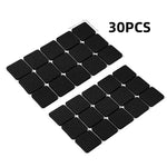 protecteurs meubles noirs adhésifs antidérapants tissus anti rayures pratiques intérieurs sol meubles