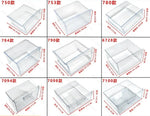 tiroir réfrigérateur transparent moderne pratique taille 24.5cm 19.5cm 37.5cm