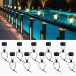 lampe solaire suspendue led noire transparente moderne ip44 extérieure jardin piscine