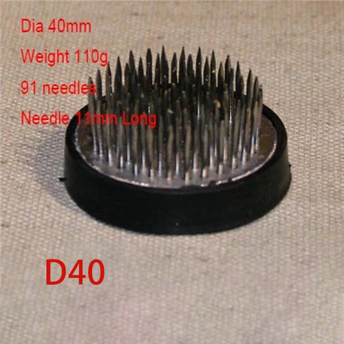 brosse cheveux moderne métal noir aiguilles fines cheveux soins beauté professionnel tranchant