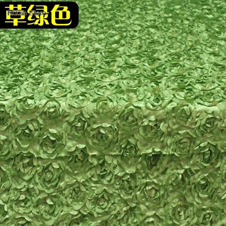 tapis mariage satin roses relief texturé violet rouge vert élégant antidérapant 50cm 130cm