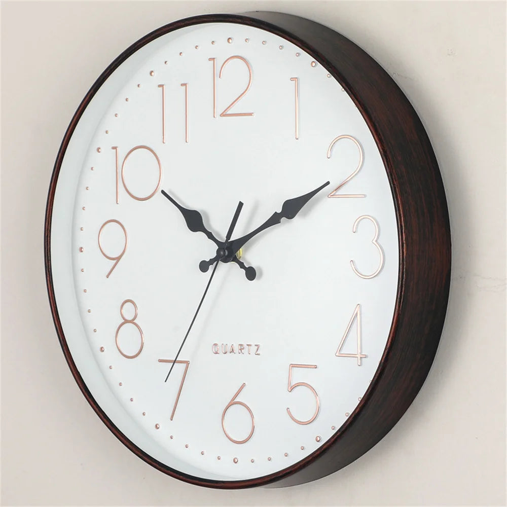 horloge murale moderne rose blanche noire bleue quartz aiguille unique minimaliste salon