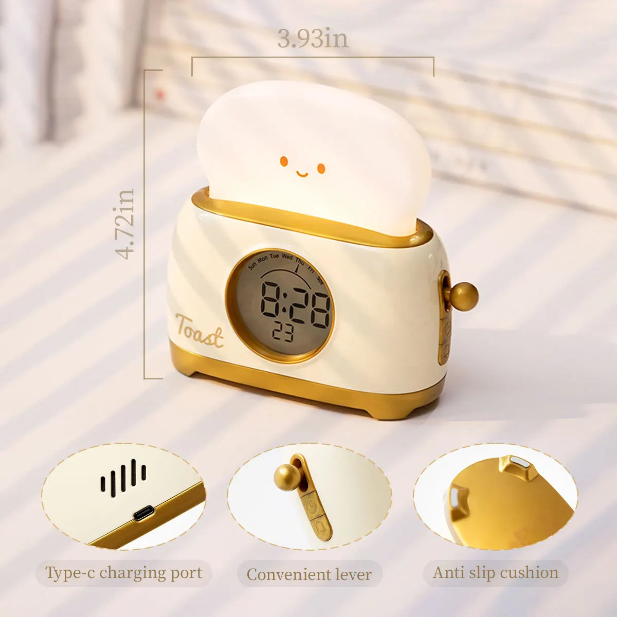 Horloge lumineuse design rétro Ombre Interieur