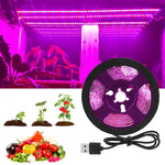 ruban led flexible rose blanc croissance plante usb alimentation 12v 5v 1m 2m 3m