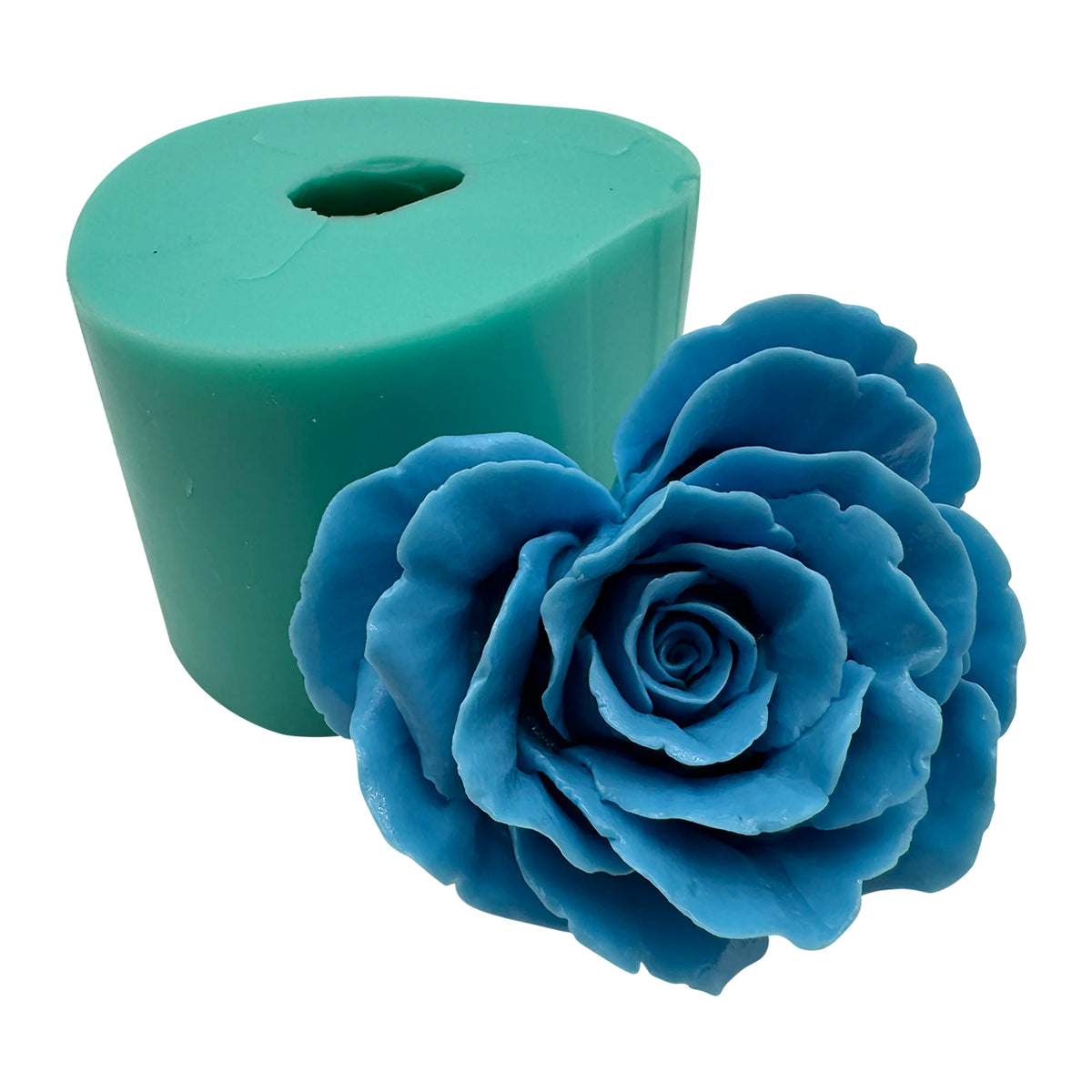 moule silicone savon cire bougie fleur rose réaliste non toxique alimentaire doux flexible artisanal