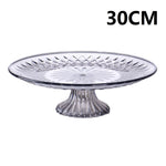 support gateau transparent relief geometrique vis classique grille tailles cupcakes desserts