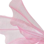 papillon decoratif murale 3d rose violet blanc tissu texturé effet irise fixations ailes grandes