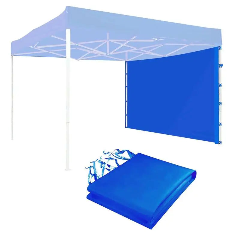 tente pliable bleue rouge blanche ombre moderne fixations tissu imperméableextérieur jardindeck piscine