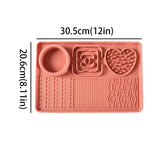 assiette chien moderne assortiment motifs vert pastel gris rose imperméable silicone