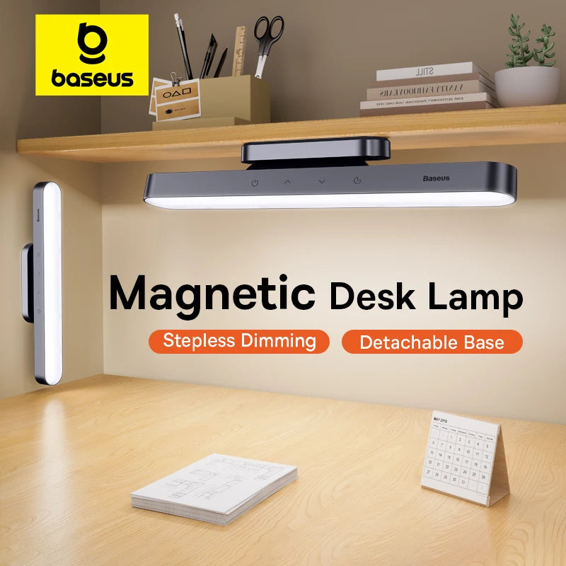 lampe magnétique rechargeable led ajustement sans fil tactile économie d’espace