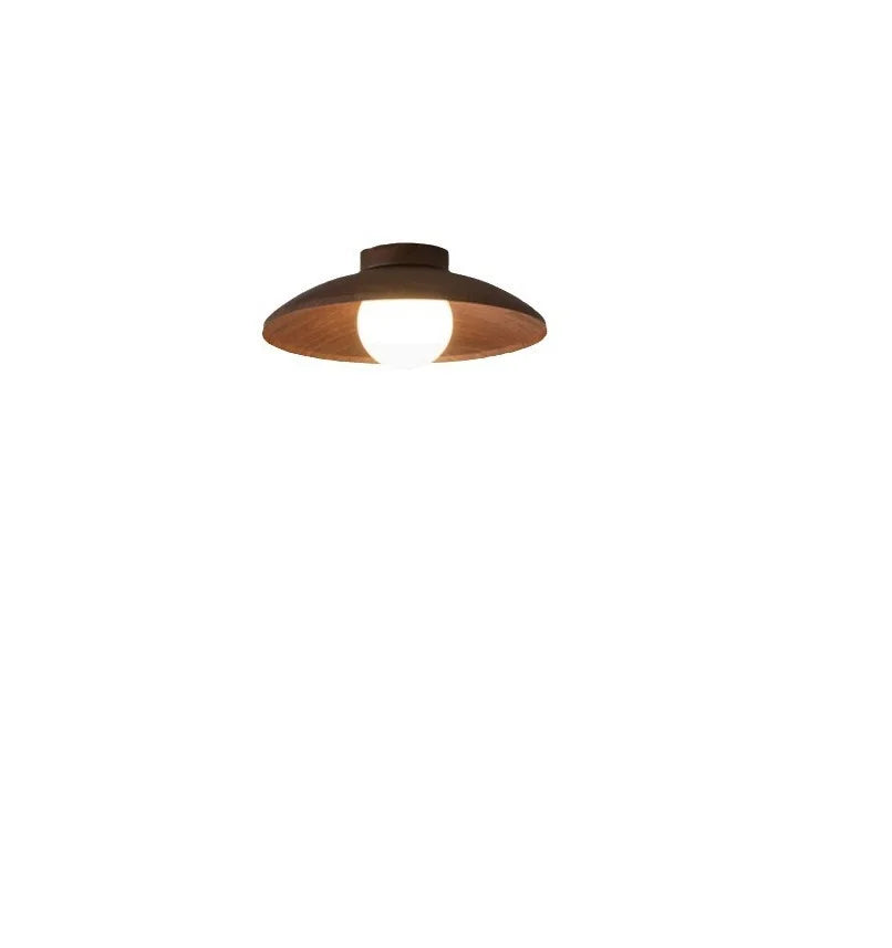 lampe led bois marron clair minimaliste texture naturelle opacité interrupteur mural tricolore 220v