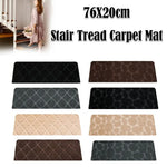 tapis antidérapant escalier motif patchwork coton duveteux adhésif moderne noir beige