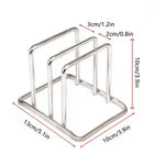 support planche découper acier inoxydable couvercle transparent moderne multifonctionnel bois argenté gọn/vnd