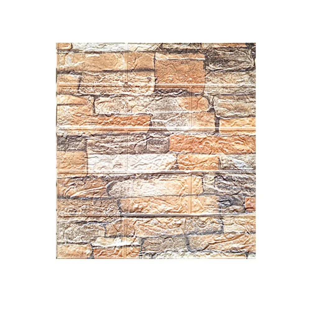 panneaux decoratifs murals multicolores aspect pierre naturelle modernes adhesifs 35x38.5cm deco rouleau