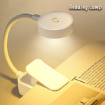 lampe lecture led étudiante portable protection yeux couleurs blanc moderne clip fixe