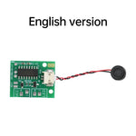 module commande vocale basse tension vert circuit imprimé microphone connecteur led protection inversion polarité