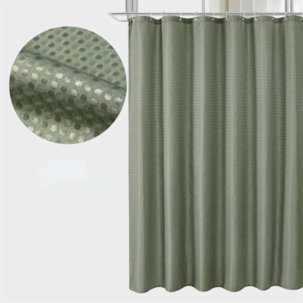 rideau douche moderne vert olive noir marron foncé bleu marine blanc beige gris texture