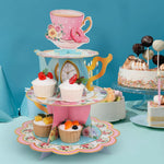 stand cupcakes rose fleurs romantique anniversaire mariage baptême vintage