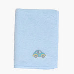 serviette coton bébé rapide douce broderie animaux blanc rose gris bleu noël