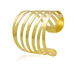 bracelet or papillon ajouré moderne ajustable fantaisie bijou mode respectueux environnement métal