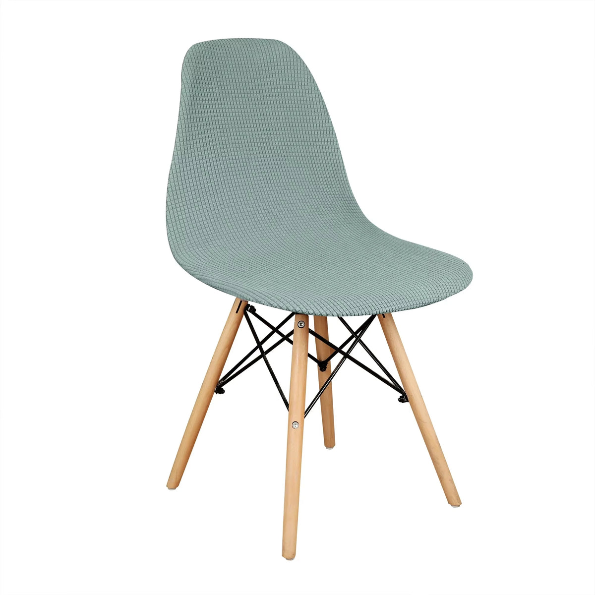 chaise scandinave velours beige moderne mariage banquet houssable réglable pieds bois structure métallique