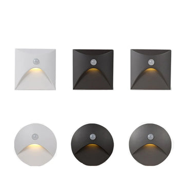 applique murale led 3w blanc chaud moderne capteur mouvement pire résistant 110v 220v