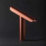 lampe table moderne cuivre blanc doré interrupteur bouton lumière led étude chambre