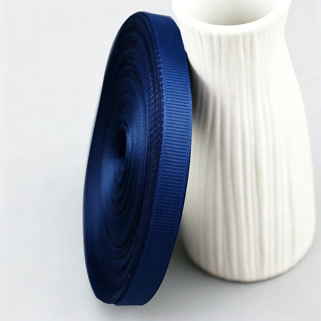 ruban gros grain polyester couleur unie décoration emballage cadeau artisanat couture accessoire fête