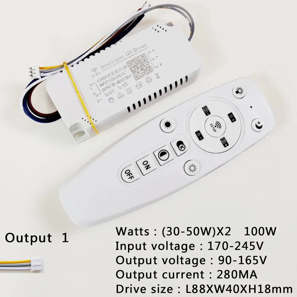 contrôleur led intelligent télécommande câbles signalisation entrée led 1050v moderne blanc