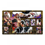 tapis souris anime personnages combats dialogues rouge noir violet marron illustrations opaques