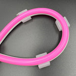 clips fixations rubans led transparents 4mm 6mm 6mm 10mm 10mm 13mm 13mm 16mm pratique