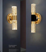 lampe murale moderne or noir blanc texture bulles éclairage quotidien chambre salon entrée LED