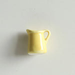 mini vase céramique artisanal aimants fleurs motif floral opacité vert beige marron bleu jaune