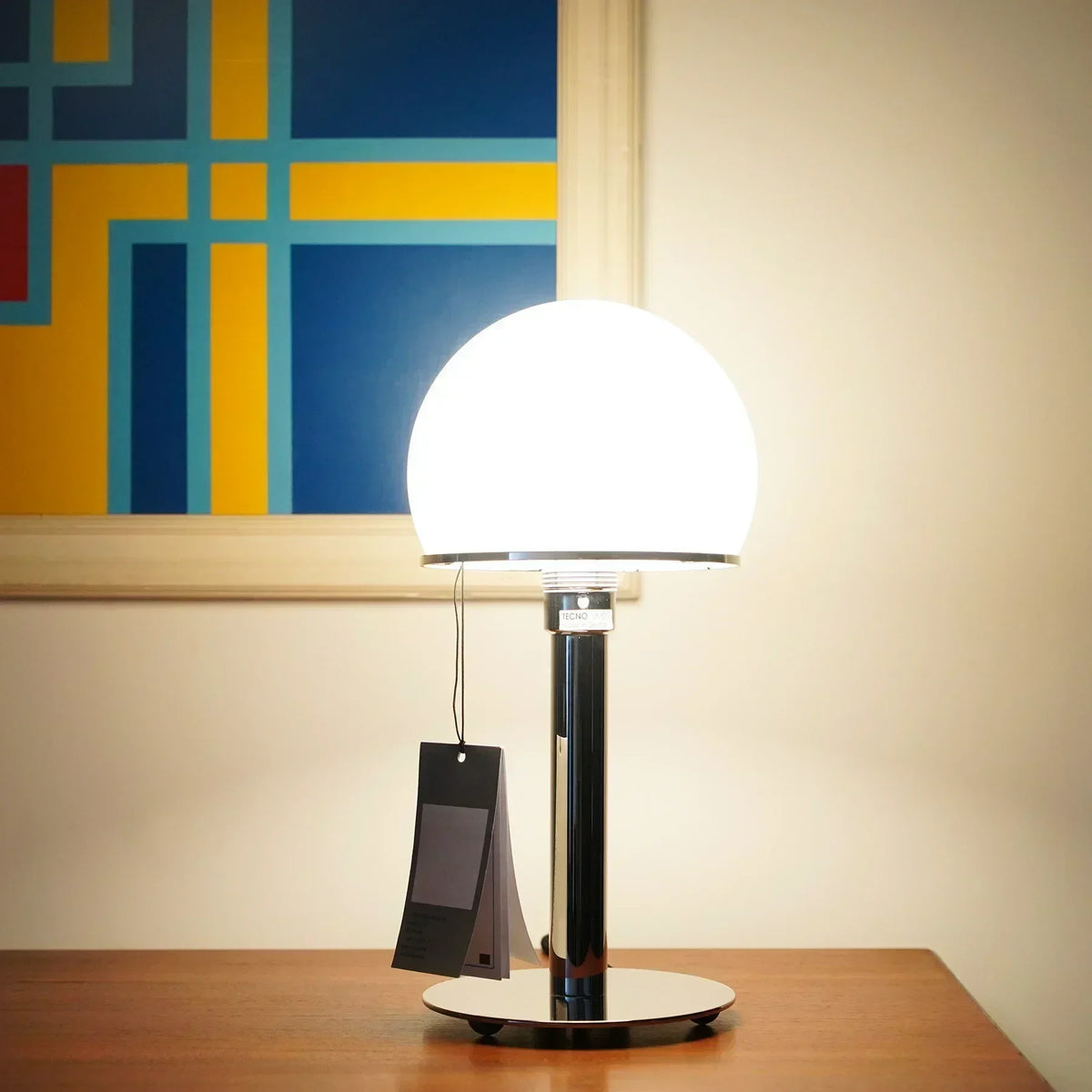 lampe table led moderne blanc chrome vert clair sphérique interrupteur tactile haute luminosité