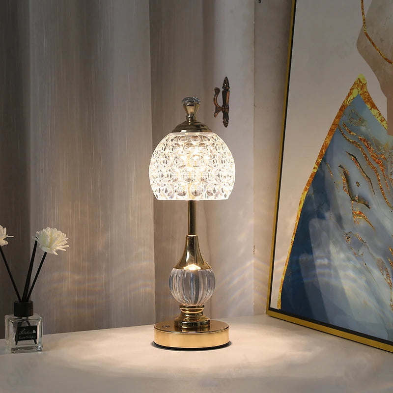 Comparaison de la lampe allumée et éteinte