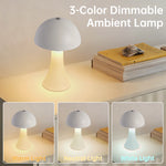 lampe table led rechargeable tactile chambre blanc moderne minimaliste