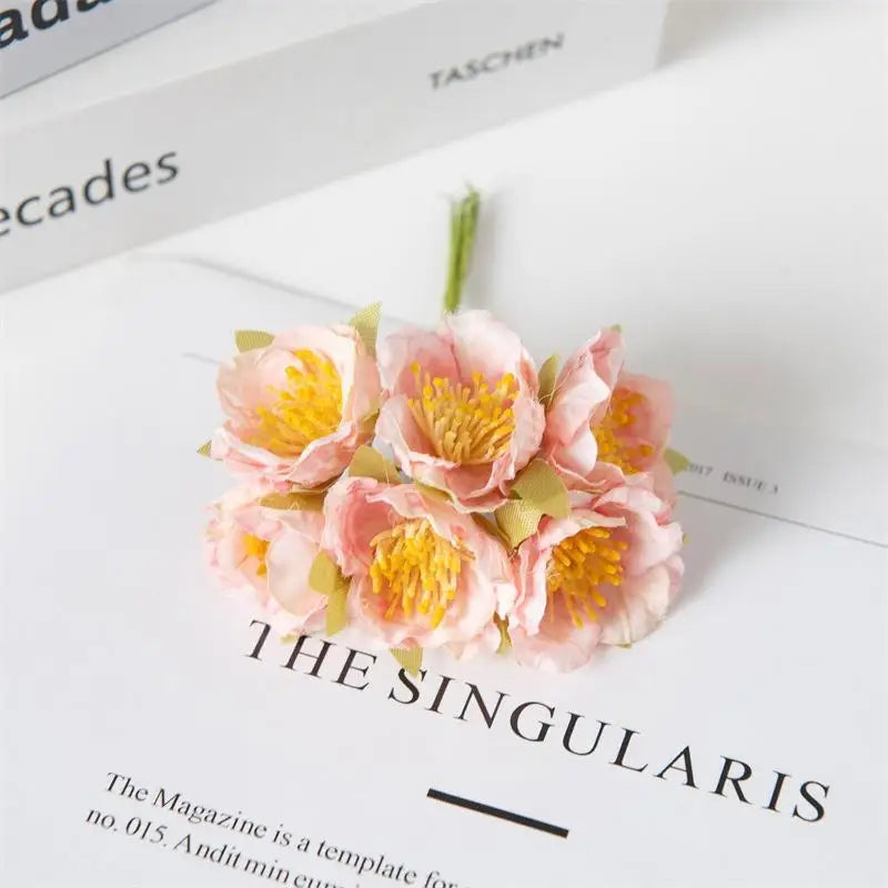 bouquet fleurs artificielles rose clair moderne decoration maison fete anniversaire intérieur