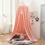tente lit enfant uni moderne vert menthe rose pâle gris clair rose corail opacité