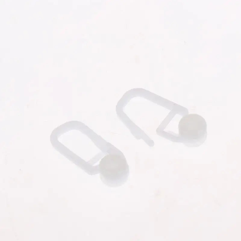 clips rideau blanc moderne soie enrouleur store lit opaques 50pcs universels coulissants