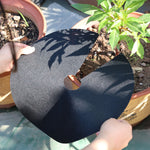 anneaux protection racines plantes noirs adhésifs texture rugueuse uv résistants pratique utilitaire jardins