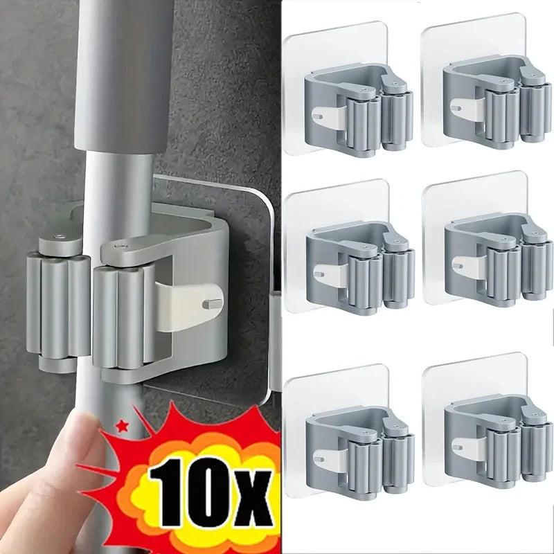 clips ménage adhésifs moderne gris clair imperméables multifonctions PVC respectueux environnement stockage