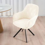 housse chaise moderne rayées gris clair élastique maison restaurantversible