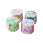 sticker décoratif fleurs multicolores adhésif papeterie scrapbooking enfantin journal craft art