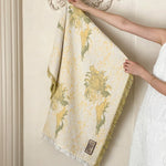 couverture coton fleur motif floral bébé enfant voyage serviette plage châle multifonctionnelle absorbante douce